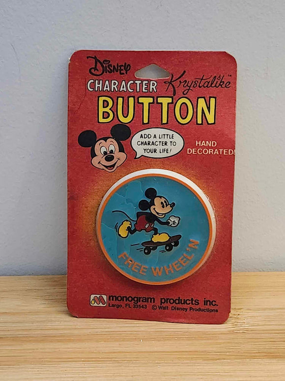Button - Character Button - Mickey Mouse - Free Wheel'n – Canada's ...