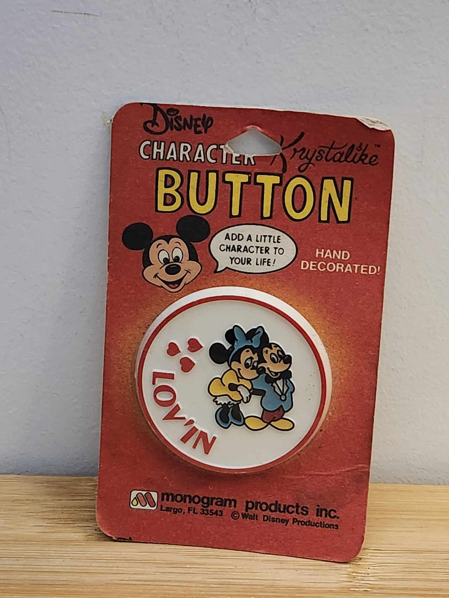 Button - Character Button - Mickey Mouse and Minnie Mouse - Lov'in ...
