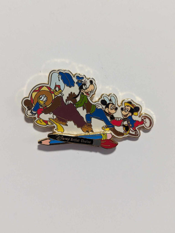 Mickey, Minnie, Donald and Goofy - Artist Choice