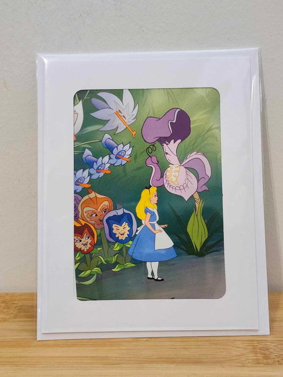 Handmade Card - Alice In Wonderland