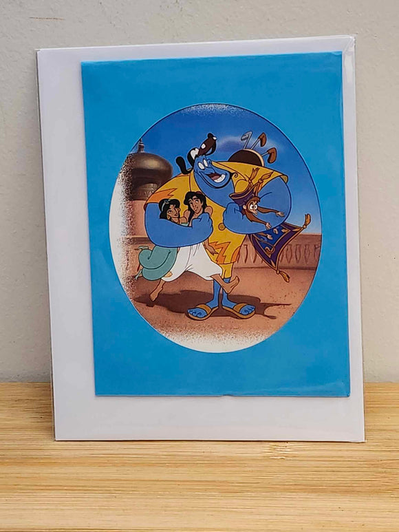 Handmade Disney Greeting Card - Aladdin