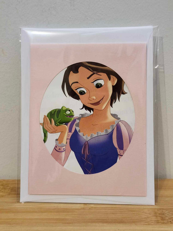 Handmade Card -  Tangled - Rapunzel