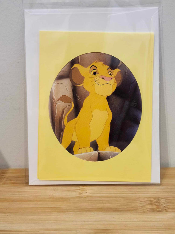 Handmade Card - Lion King