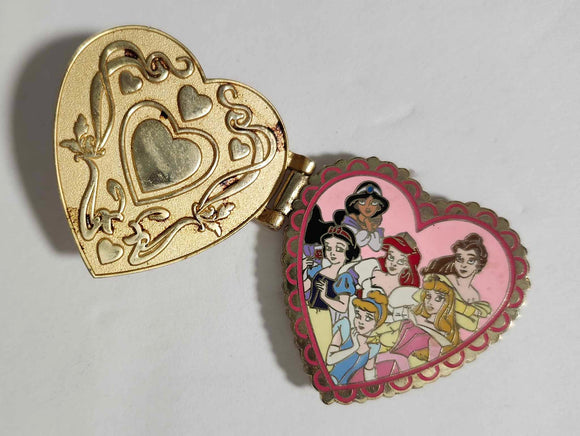 Princess Heart Locket Pin
