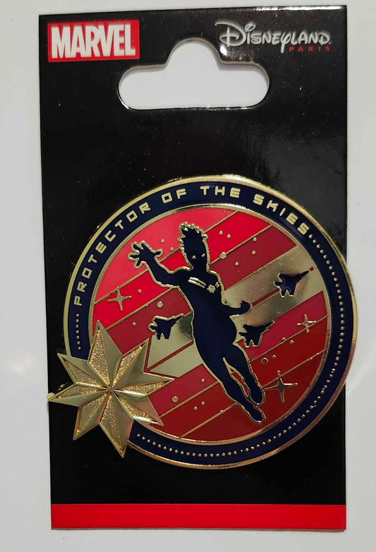 Disney Disneyland Paris Pin - Captain Marvel - Protector Of The Skies - Avengers