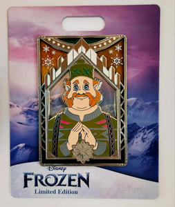 Frozen - 	Stained Glass Series Oaken 3" Collectible Pin Limited Edition 300