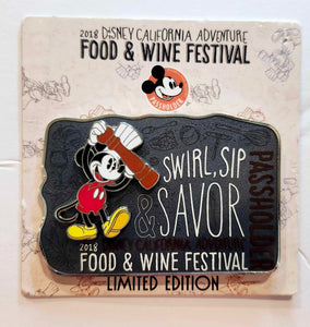 DCA Food & Wine Festival 2018 - Annual Passholder Mickey