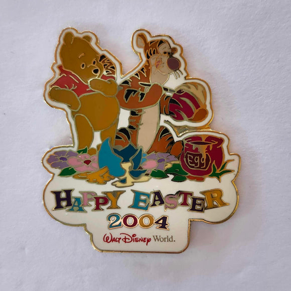 Winnie the Pooh and Tigger - Happy Easter 2004