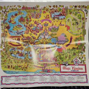 Walt Disney World Map - 50th Anniversary