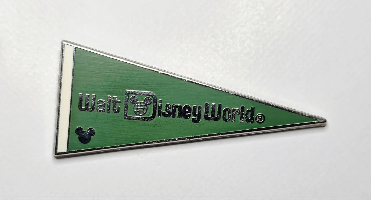 2010 Walt Disney World Hidden Mickey - Green pennant