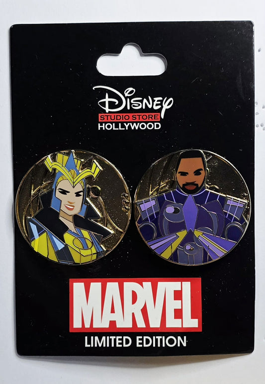 Ajax & Phastos Marvel Eternals 2-Pin Set - Disney Studio Store in Hollywood (DSSH)