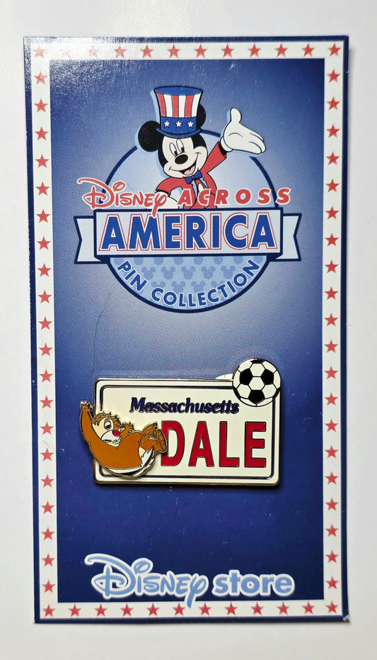 Disney Store Japan Across America License Plate - Massachusetts – Dale