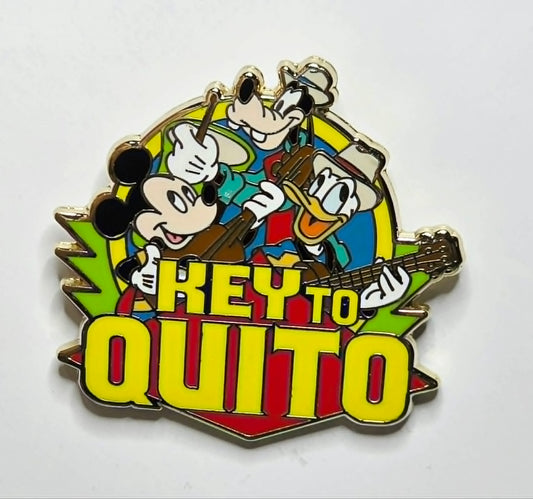 Mickey Mouse, Donald Duck, and Goofy  - Key to Quito