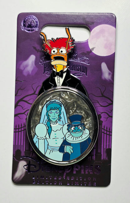 Muppets at Haunted Mansion -  Gonzo and Pepe / Bride Slider, Crazy Harry