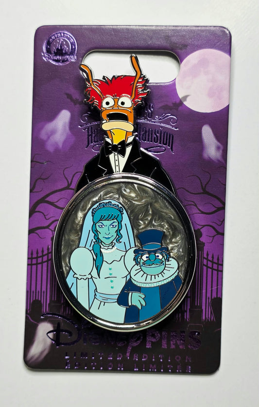 Muppets at Haunted Mansion -  Gonzo and Pepe / Bride Slider, Crazy Harry