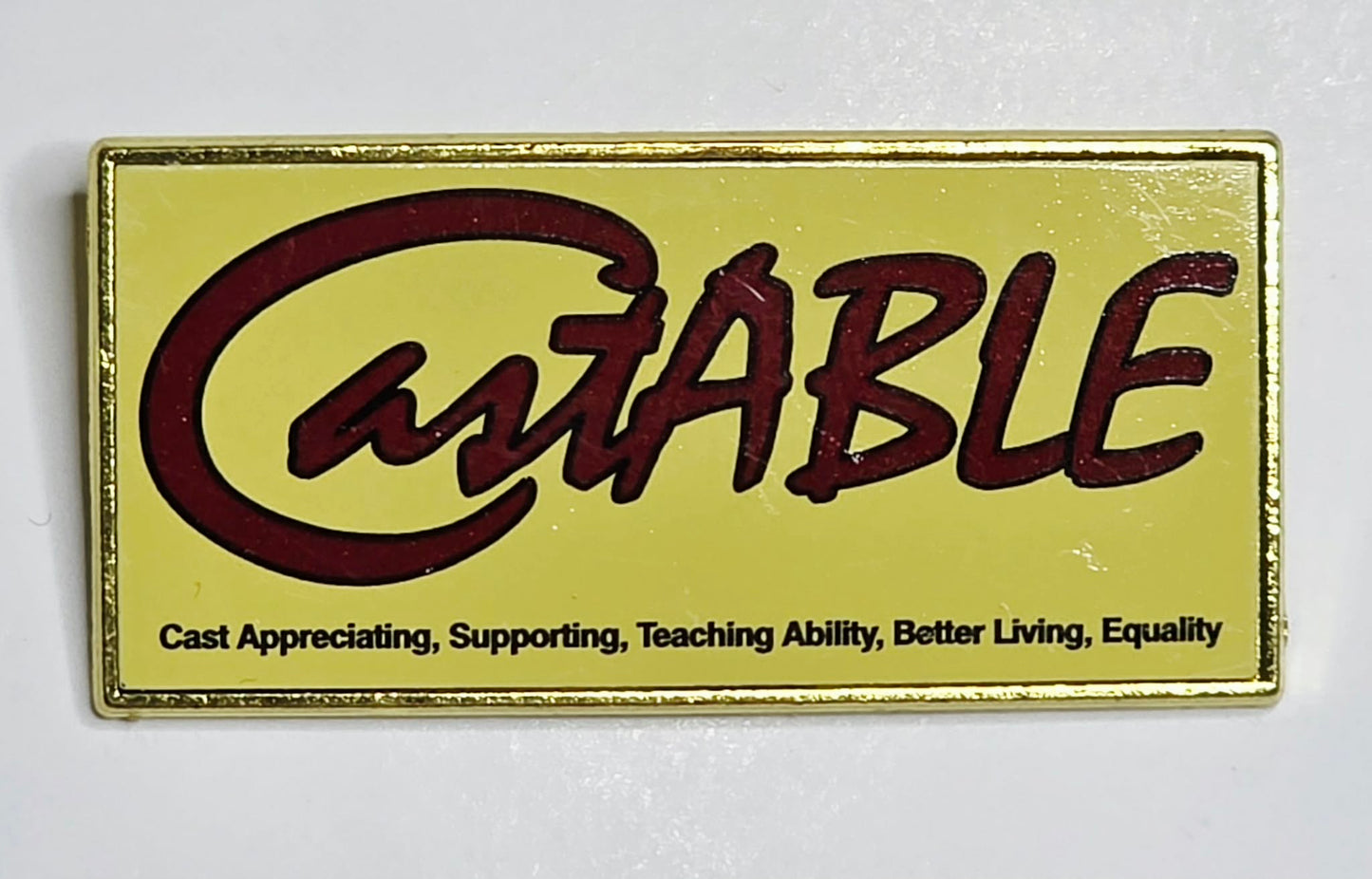 Disney Cast Member exclusive pin from the "CastABLE"
