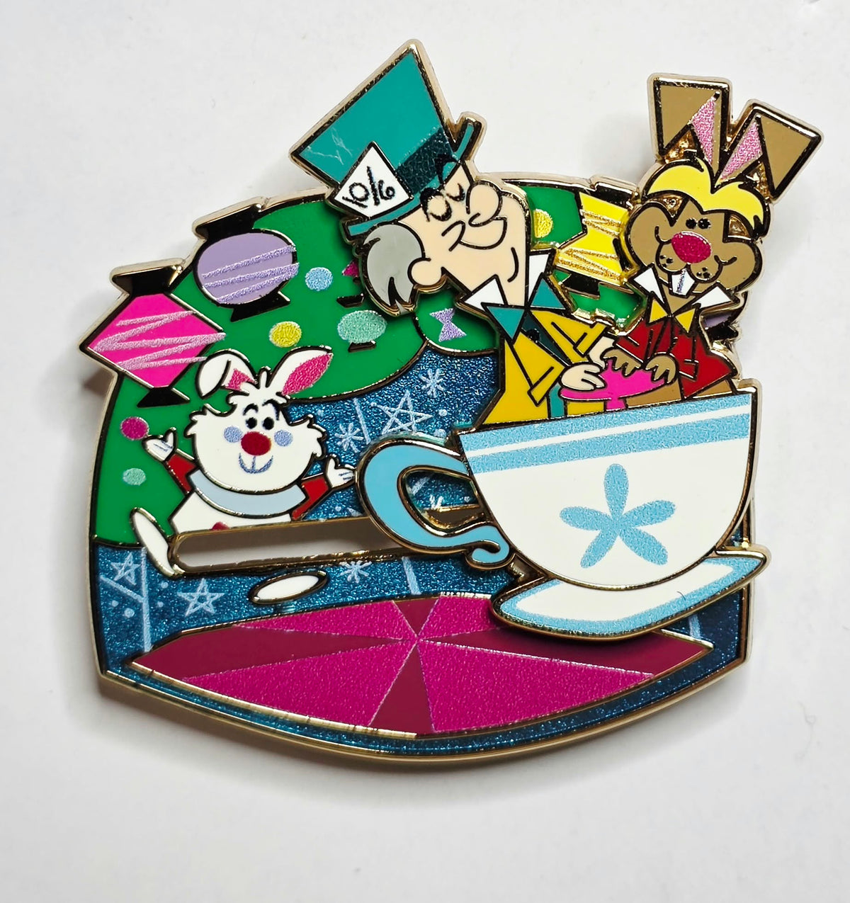 Alice in Wonderland - White Rabbit, the March Hare, and the King of Hearts