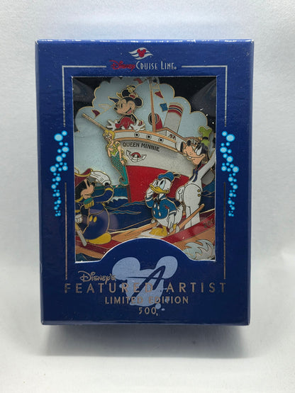 Disney Cruise Line Jumbo Pin - Queen Minnie and Admiral Mickey