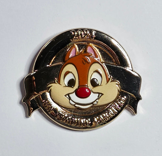 Dale - HKDL Hong Kong Pin Trading Carnival 2024 Gold Dale Disney