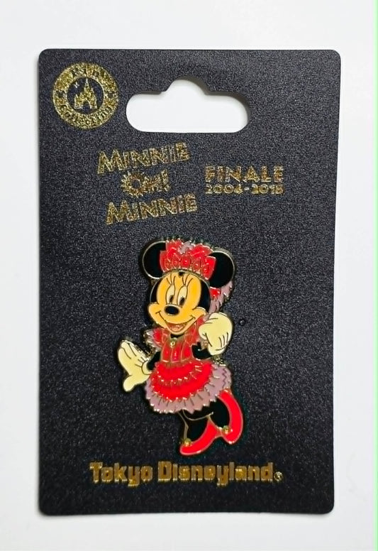Minnie Mouse from the "Minnie Oh! Minnie" show wearing a red finale costume