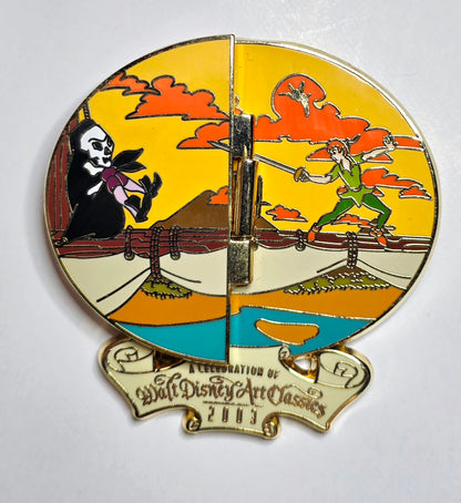 2003 A Celebration of Walt Disney Art Classics Peter Pan and Captain Hook Hinged