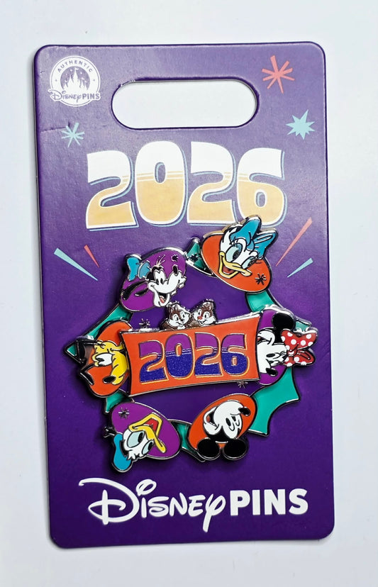 Mickey, Minnie, Donald, Daisy, Goofy, Pluto -2026 spinner