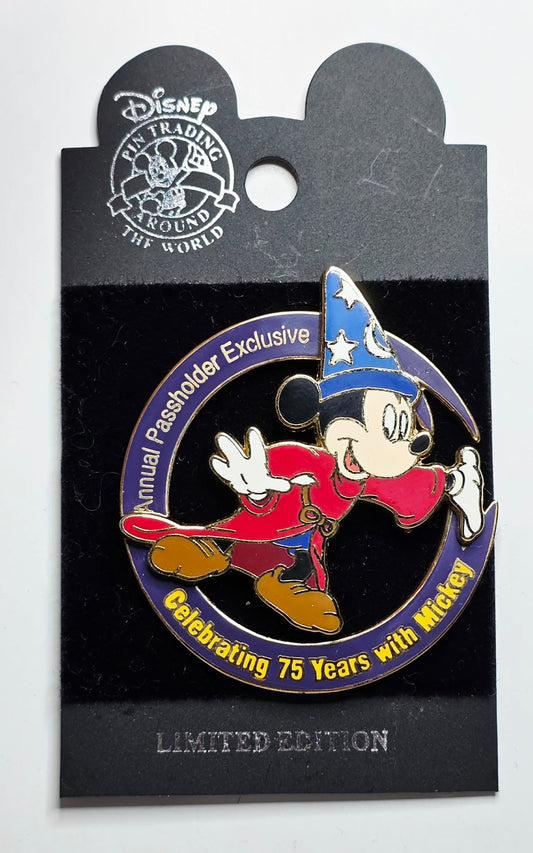 Disney Annual Passholder Exclusive "Celebrating 75 Years with Mickey" - 2004
