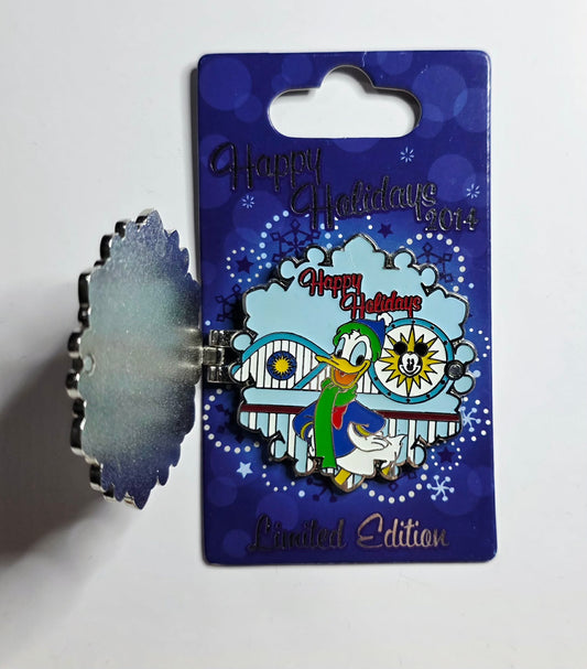 Donald Duck -  Happy Holidays 2014 Snowflakes Paradise Pier Hotel