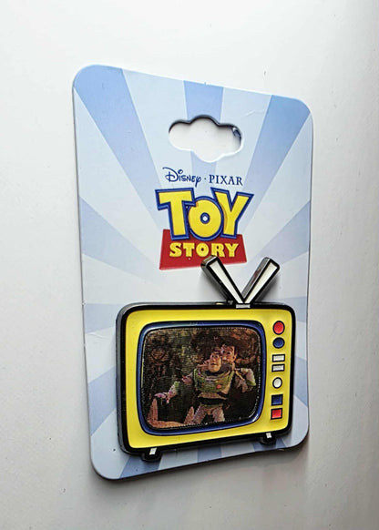 Toy Story - Buzz and Woody Tv - Lenticular pin