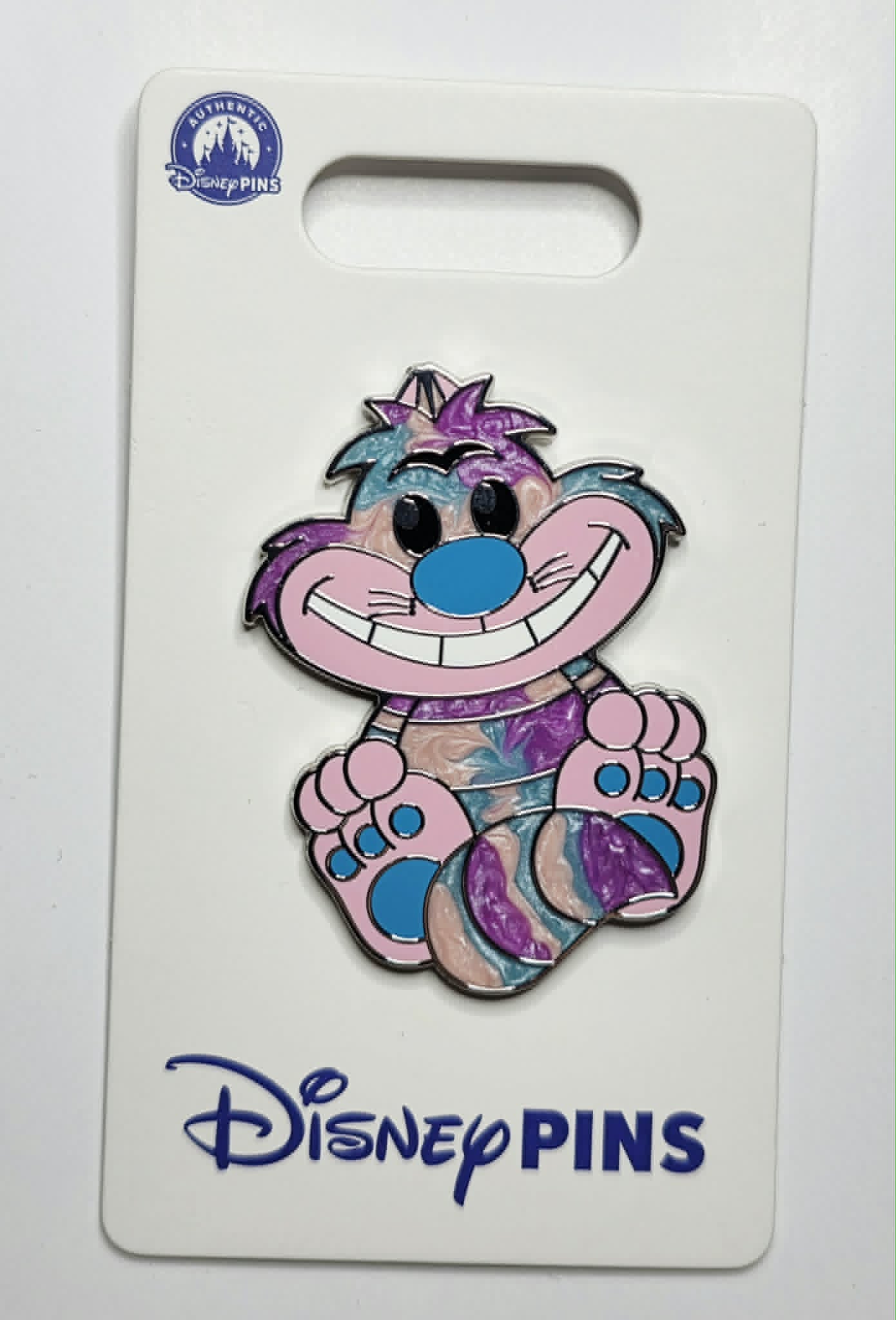 Alice in Wonderland - Cheshire -  Tie-Dye Pin