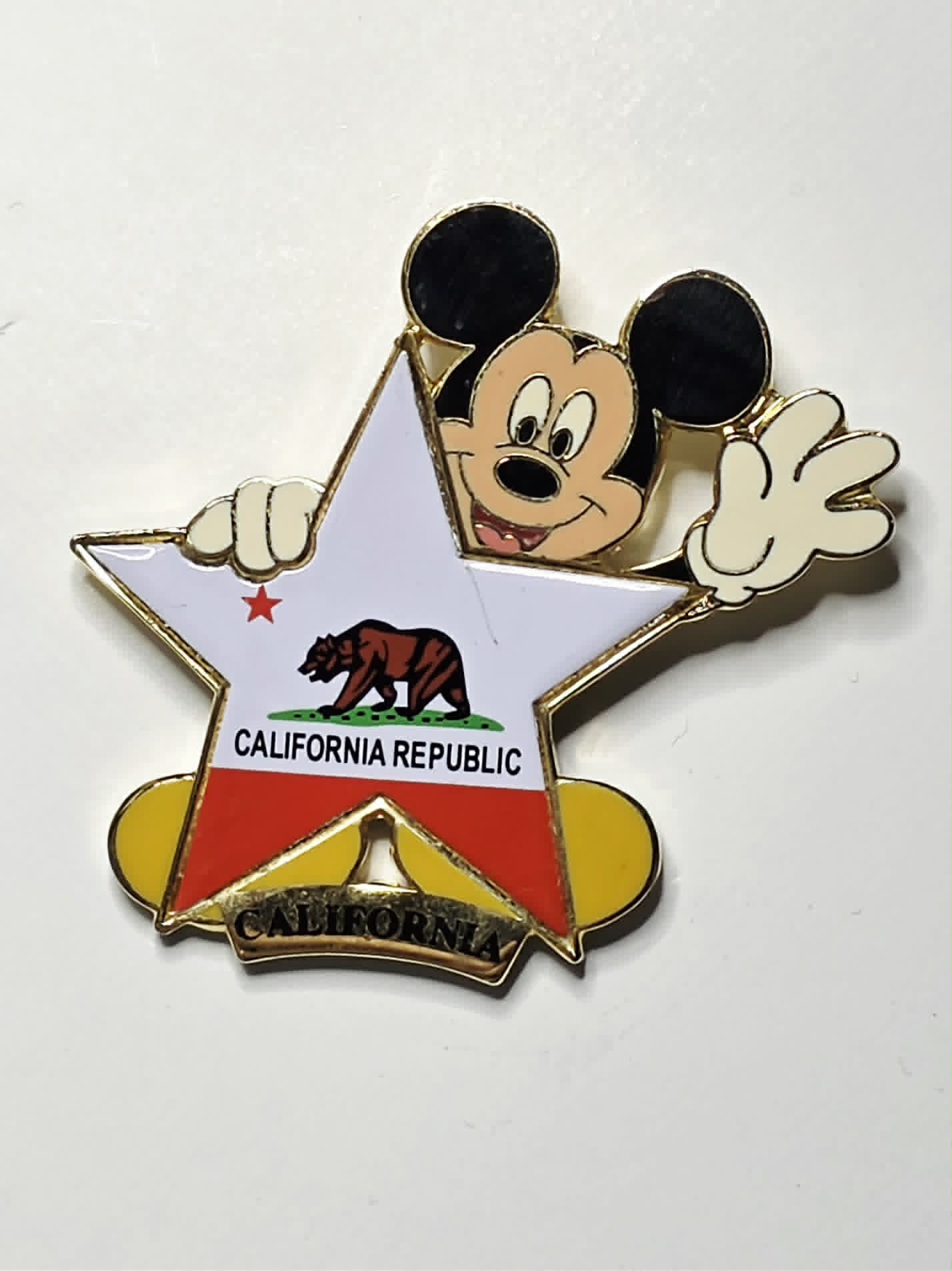 Mickey - California Star Flag
