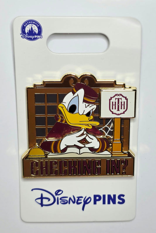Twilight Zone Tower of Terror - Donald Duck – Checking in?