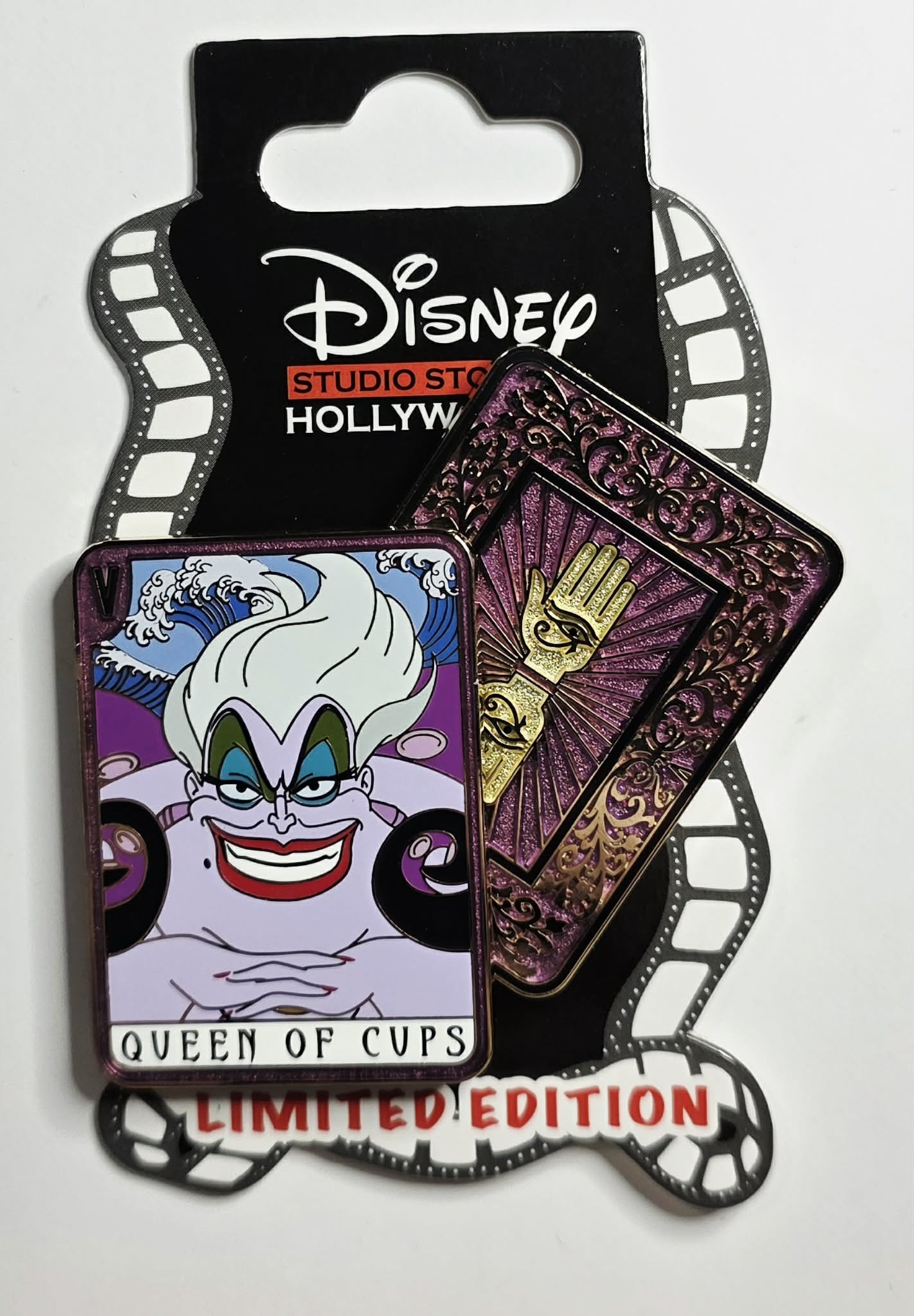Disney Studio Store Hollywood (DSSH) -Ursula "Queen of Cups" pin from the "Once Upon a Nightmare" Villain Tarot Cards