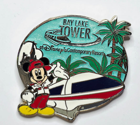 2009 Disney Vacation Club pin featuring Mickey Mouse at Bay Lake Tower