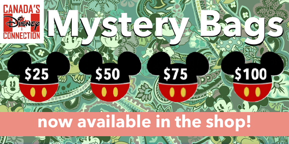 Disney Mystery Bags containing disney trading pins 