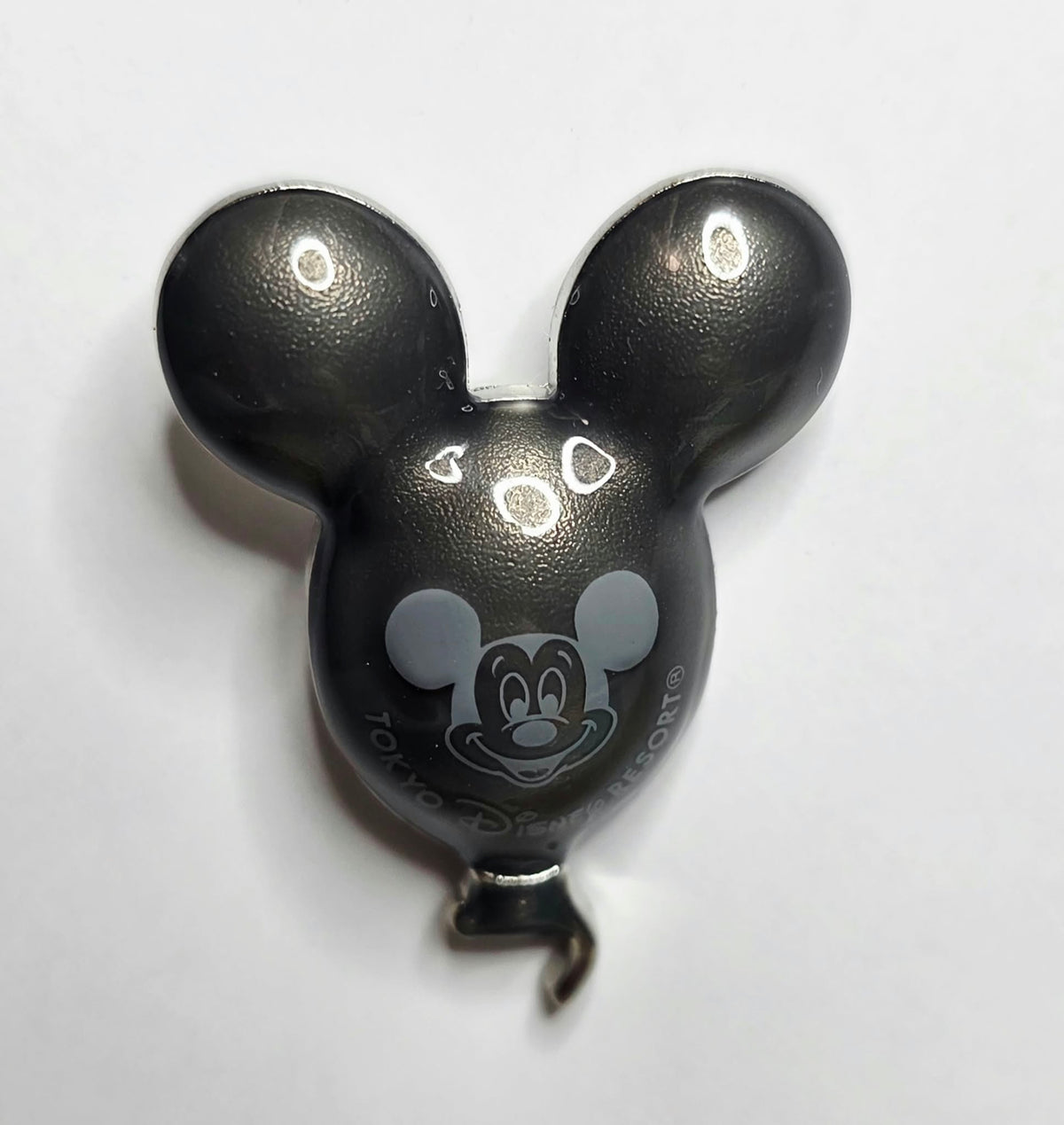 Tokyo Disney Resort - glossy Grey Mickey Mouse balloon