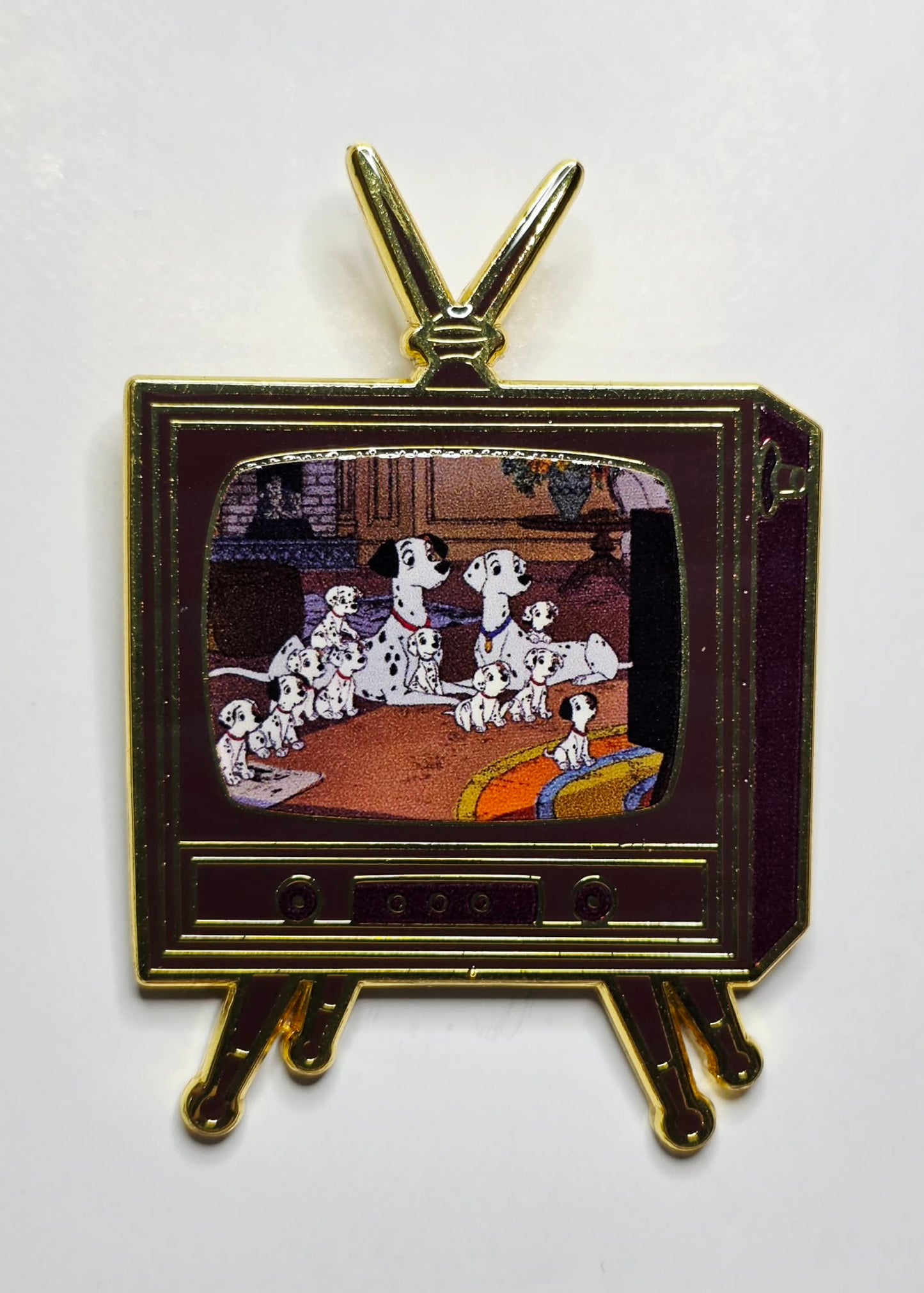 "Watching TV" pin from the Disney 101 Dalmatians