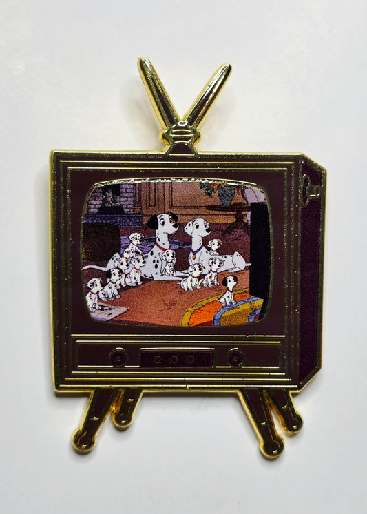 "Watching TV" pin from the Disney 101 Dalmatians