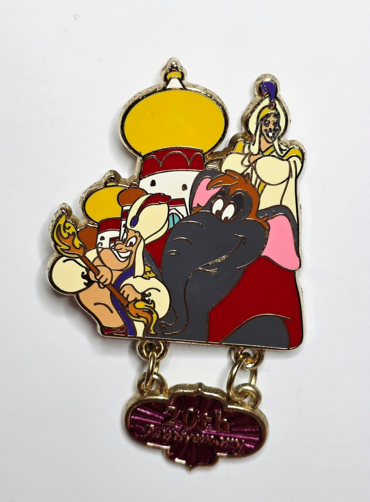 Aladdin - 20th Anniversary - Genie, Abu as elephant and Aladdin - LE350