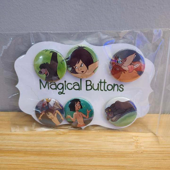 Jungle Book Buttons