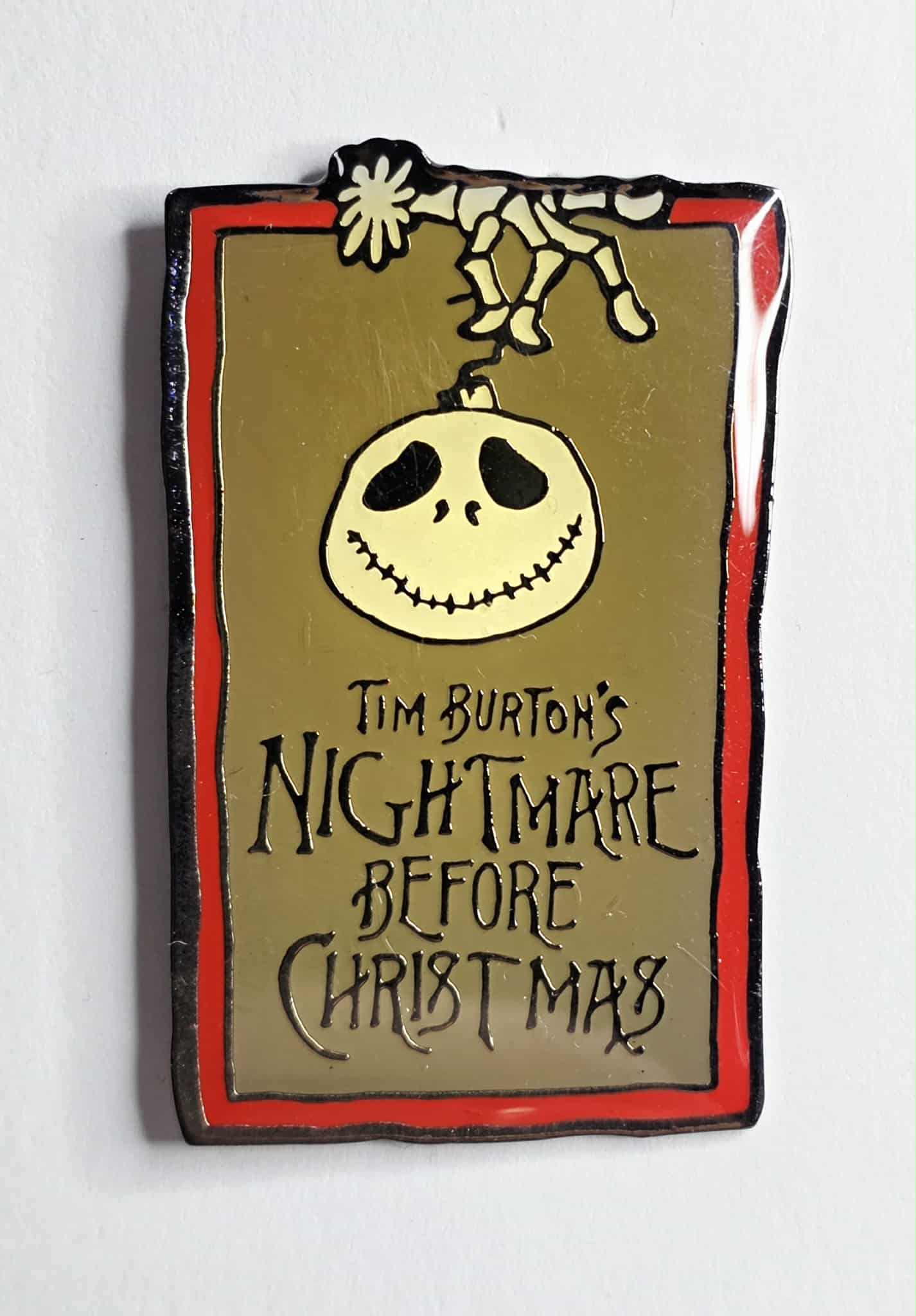 Nightmare Before Christmas  Jack Skellington Ornament Pin
