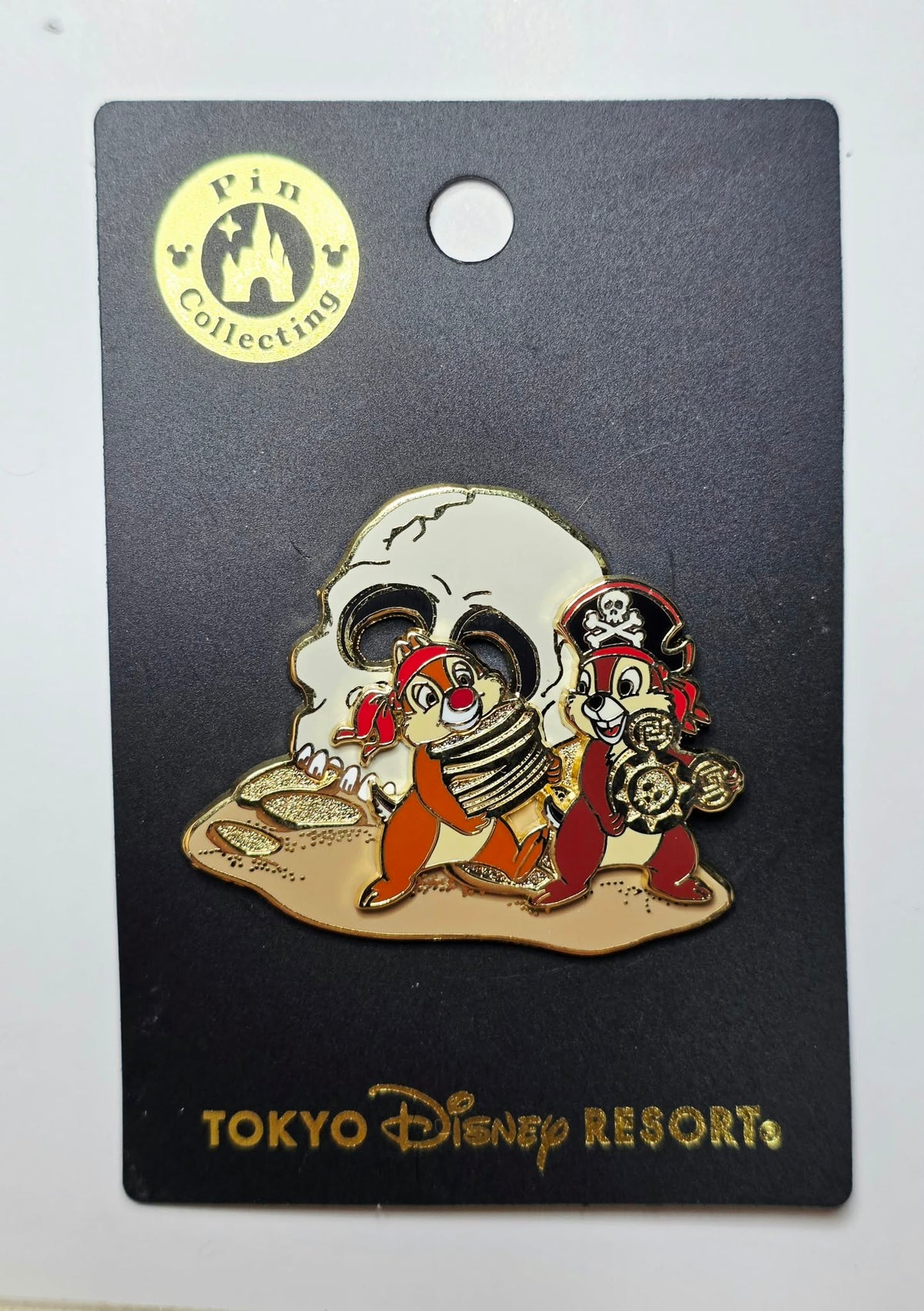 Tokyo Disney Resort Chip and Dale Pirate Skull