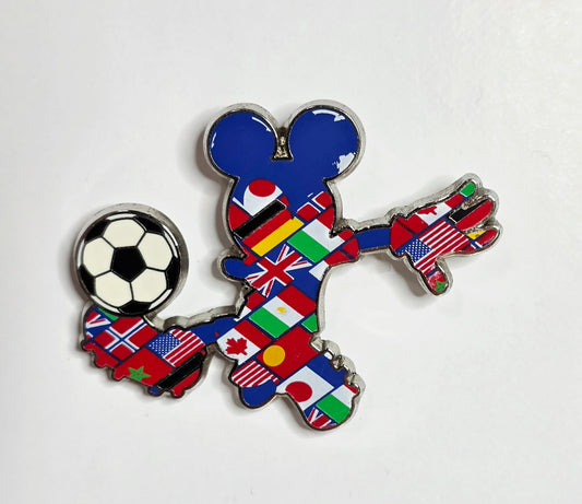 Soccer Mickey - Multi-Country Flags