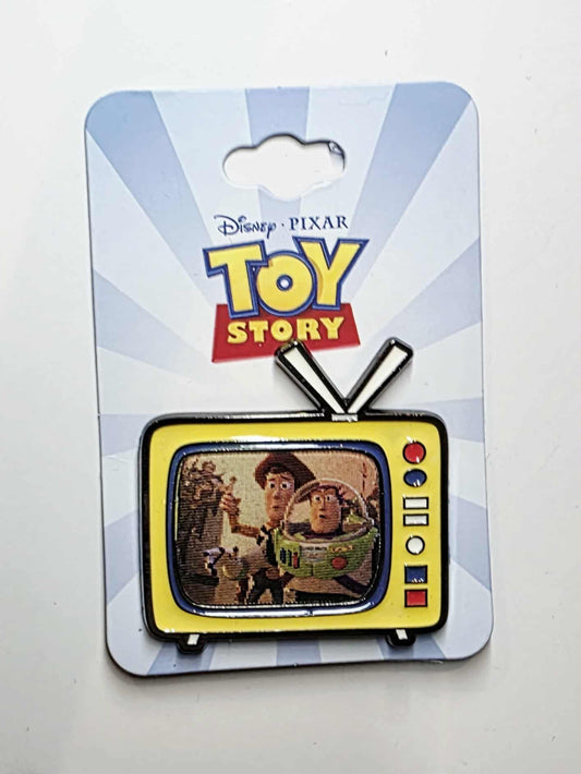 Toy Story - Buzz and Woody Tv - Lenticular pin
