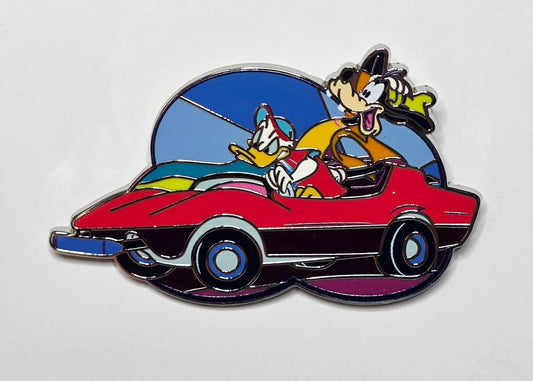 Goofy and Donald Riding Autopia Disney pin from the Best Day Ever
