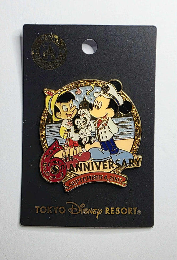 Tokyo Disney Resort - 6th Anniversary - Mickey, Pinocchio, Figaro