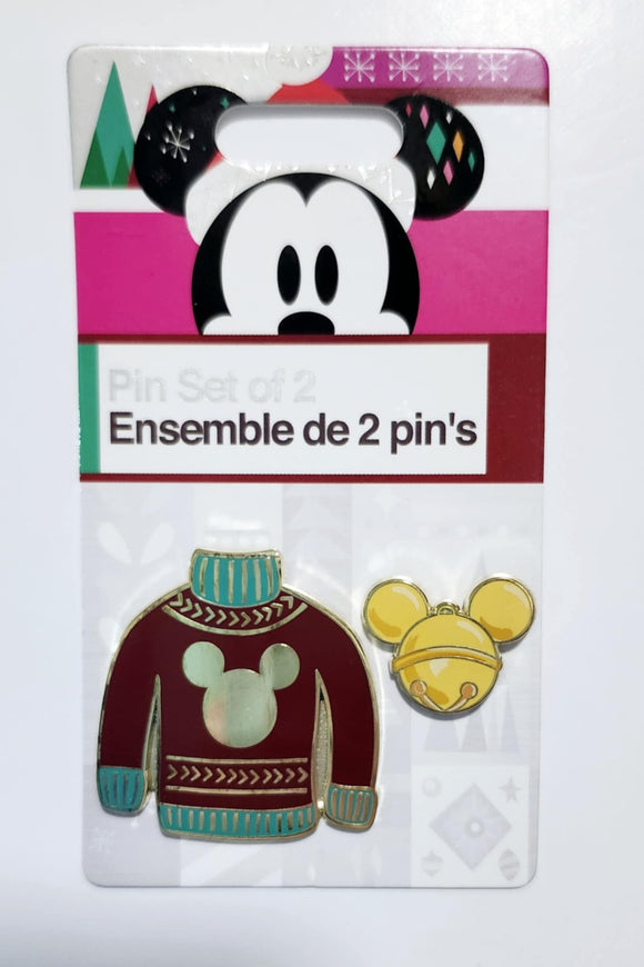 Christmas - Mickey 2 pin set