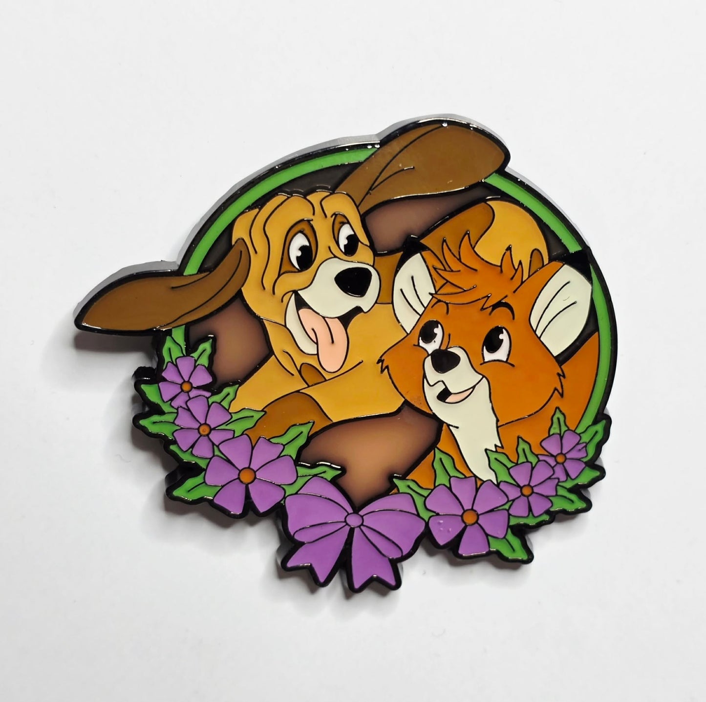 The Fox and the Hound - Tod and Copper - Disney Dogs Floral