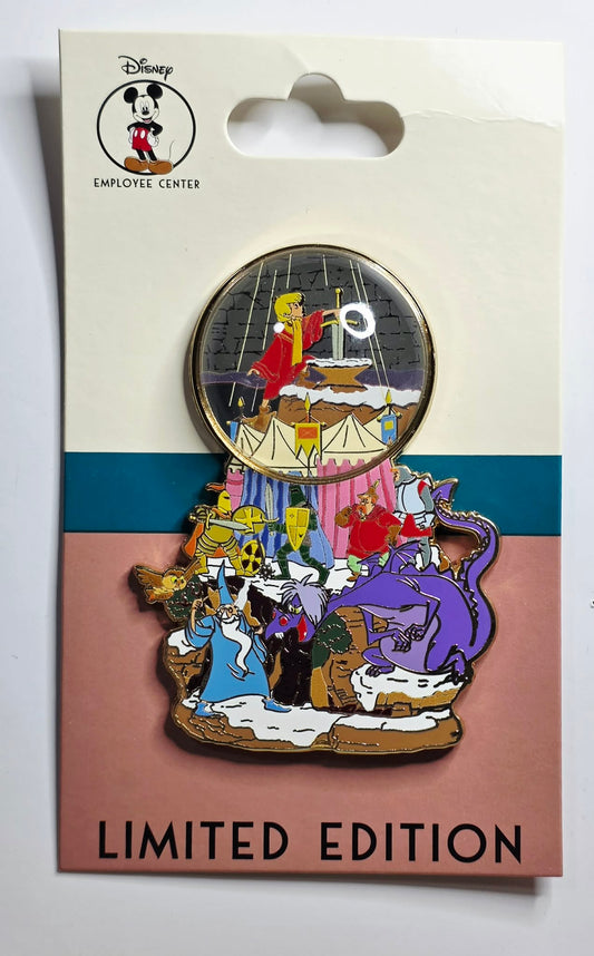 Disney Employee Center (DEC) Snow Globe Series "The Sword in the Stone"