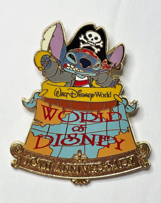 Stitch Pirate - Walt Disney World World of Disney Store 10th Anniversary